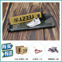 Load image into Gallery viewer, Handmade Boost 350 V2 3D Mini Sneakers Keychain Small Shoes Model AJ Key Ring High Quality Fashion Jewelry