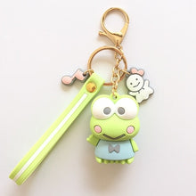 Load image into Gallery viewer, Cartoon Pom Pom Purin keychain PVC key chain Bad Badtz Maru Cinnamoroll kuromi cute funny novelty personalized pendant jewelry