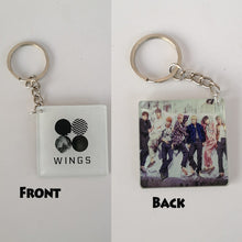 Load image into Gallery viewer, KPOP Bangtan Boys MAP OF THE SOUL PERSONA Love Yourself Speak Yourself Double Sides Key Chain Key Ring TXT WINGS JUNG KOOK JIMIN