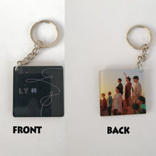 Load image into Gallery viewer, KPOP Bangtan Boys MAP OF THE SOUL PERSONA Love Yourself Speak Yourself Double Sides Key Chain Key Ring TXT WINGS JUNG KOOK JIMIN